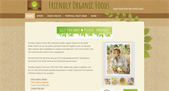 Desktop Screenshot of friendlyorganicfoods.com